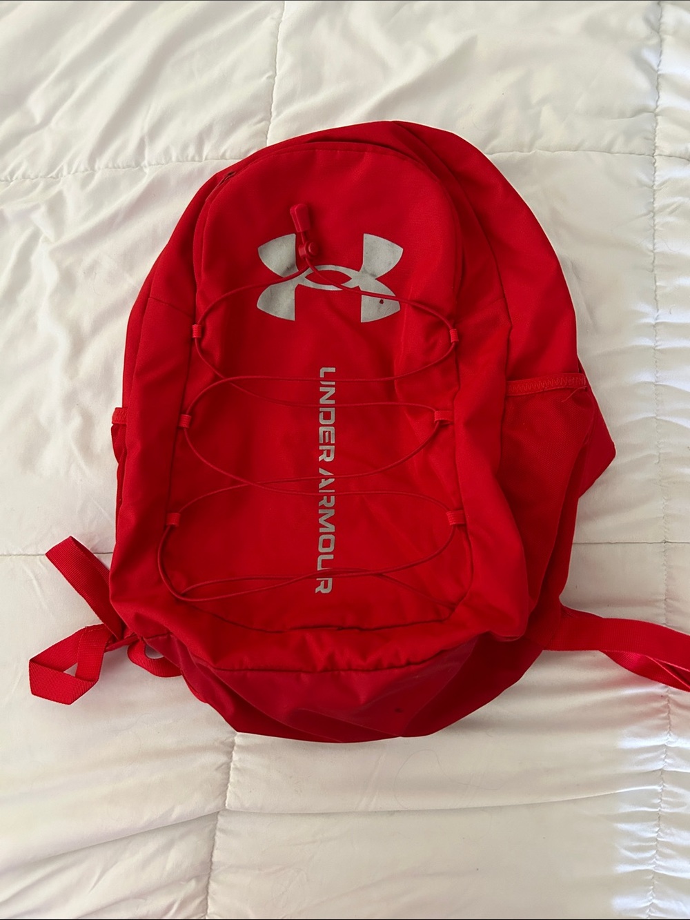 Under Armour Bright Red Logo Backpack